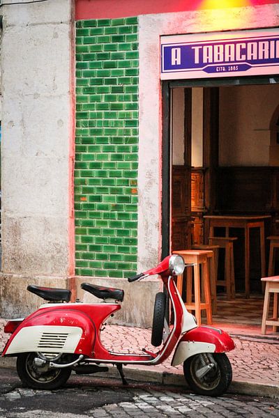 Red Vespa by Petra Brouwer