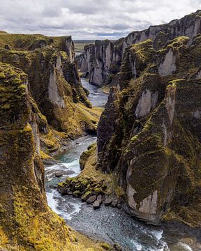 Fjaòrargljufur, zuid IJsland van Edwin Kooren
