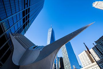 World Trade center and surroundings in New York by Eric van Nieuwland