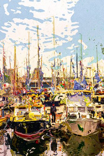 In de haven van Oostende