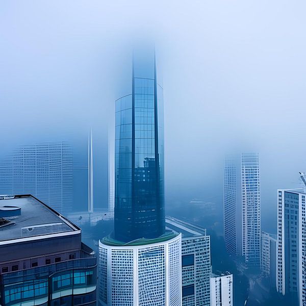 The house in the mist by Heike Hultsch