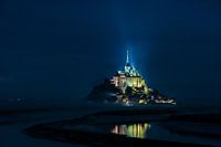 The Mont Saint-Michel in evening light