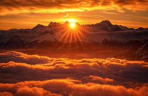 Berge im Abendkleid