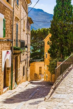 Fornalutx village, famous landmark in the Tramuntana mountains by Alex Winter