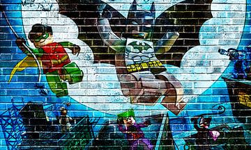 LEGO Batman muur graffiti collectie 1 van Bert Hooijer