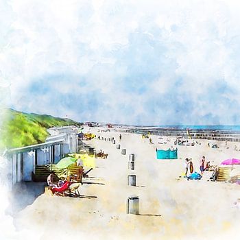 Strand Walcheren, Zeeland.