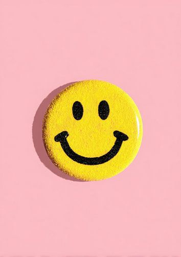 Smiley Badge Illustration