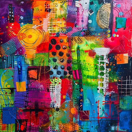 Buntes Durcheinander von Harry Hadders Design