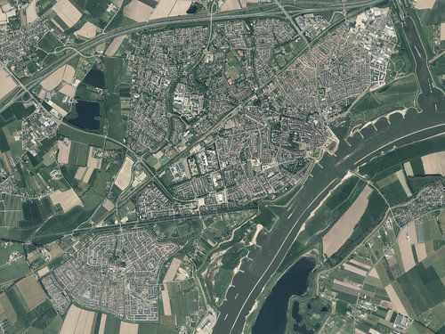 Luchtfoto van Tiel