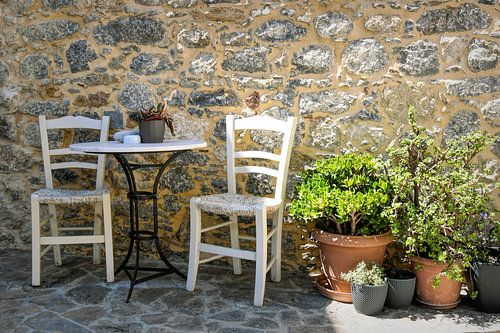 Greek seat in the sun