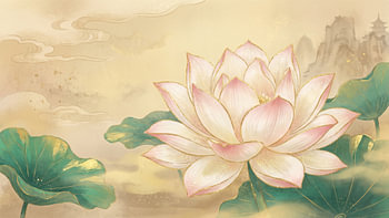 Japan Lotus Serenity in Gold
