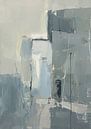 Abstract minimalistisch van Abstract Schilderij thumbnail