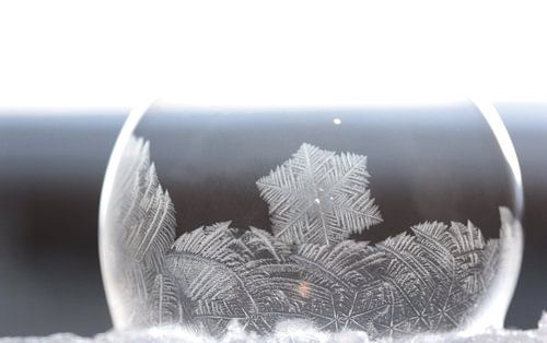 Gefrorene Blase Chef Blase