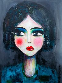 Abstract portrait of Francoise - Pablo Picasso by Danielle Ducheine