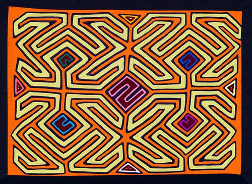 Mola of the Kuna Indians from Panama