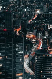 Lichtspuren über Tokio von Studio Graber