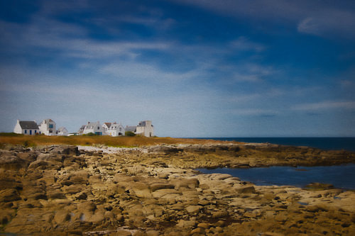 Die malerische Küste der Bretagne