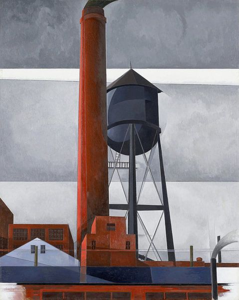 Chimney and Water Tower, Charles Demuth by Masterful Masters