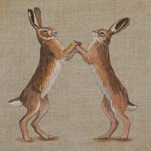 brown hares