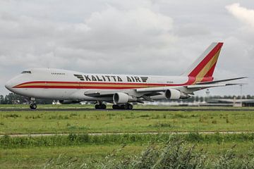 Boeing 747-200 van Kalitta Air, de N700CK. van Jaap van den Berg
