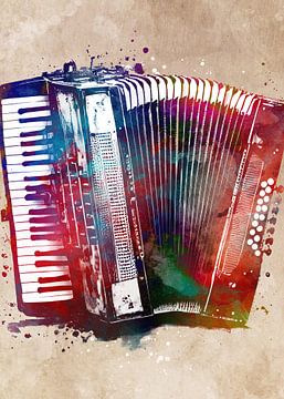 Accordeon #accordeon #muziek van JBJart Justyna Jaszke