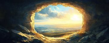 Landschap | Escape into Serenity van OMG Art