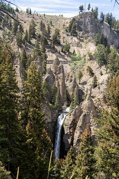 Grand Canyon of the Yellowstone, Yellowstone National Park, USA van Jeroen van Deel