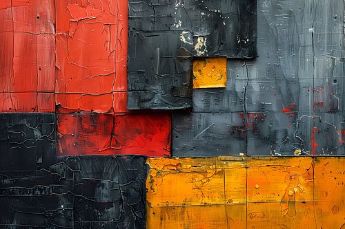 Gelaagdheid van Kleur en Textuur