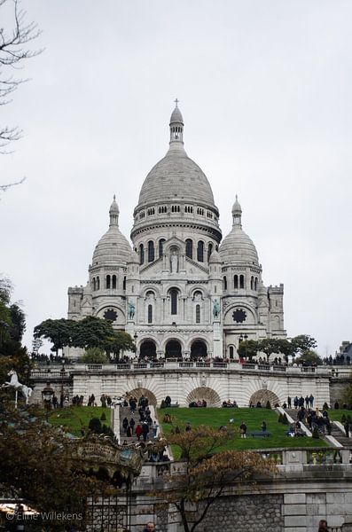 Die Kirche Sacré-Cœur in Paris von Eline Willekens