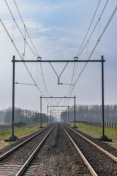 Infinite Railway in Rustic Landscape by Triki Photography