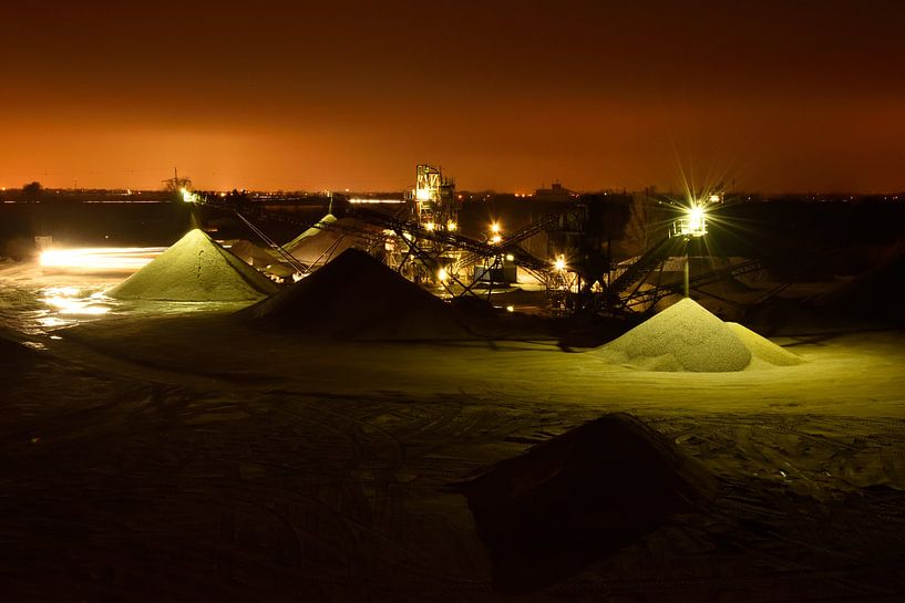  Grindgroeve in de nacht par Marcel Ethner