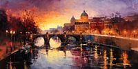 Sunset in Rome