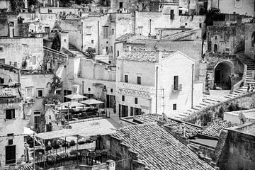 Weiße Stadt | Matera, Italien | Reisefotografie Kunstdruck von Monique Tekstra-van Lochem