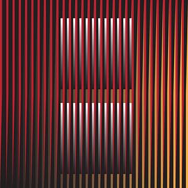 Modern Striped Illusion by Marcio Pontes