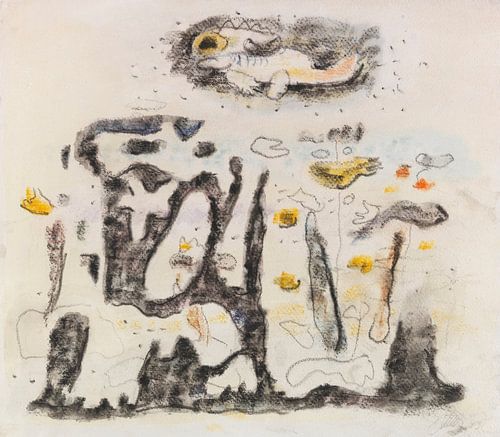 Willi Baumeister - Two figures (1943)