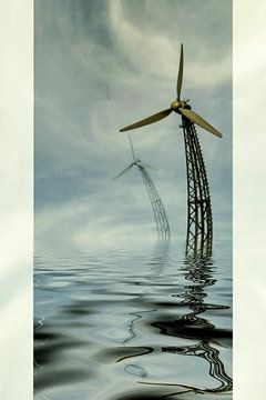 Windkraft im Meer von Christine Nöhmeier