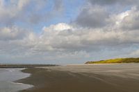 Strand van het Waddeneiland Vlieland 