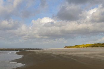 Strand van het Waddeneiland Vlieland 