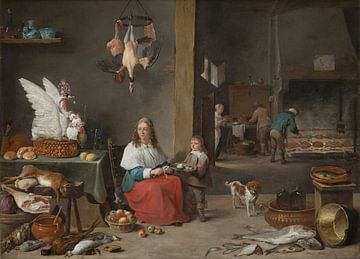 Keukeninterieur, David Teniers de Jonge
