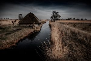 A barn in the fields von Ruud Peters