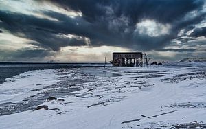 Hiorthamn Svalbard — Spitzbergen im Winter