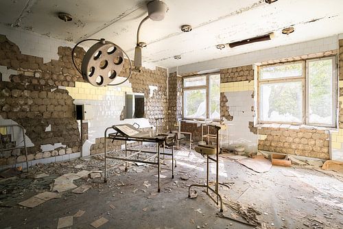 Hôpital de Pripyat - Tchernobyl.