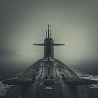 Submarine in the fog