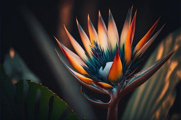 The Splendid Openness of the Bird of Paradise Flower by Surreal Media