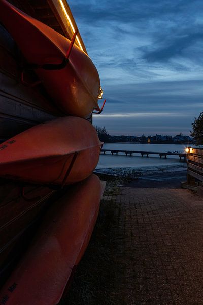 Tranquillité hivernale au bord de l'eau par Quirina