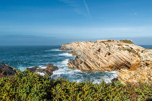 The rocky coast of Peniche in Portugal (0197)