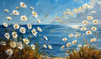 Flower cradles by the Lake