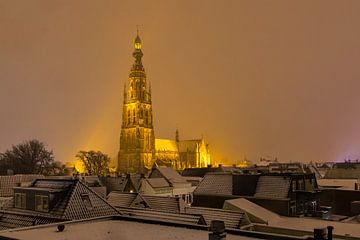 Sneeuw in Breda van Martijn Mur