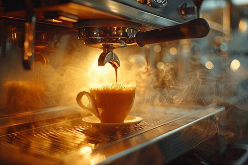 drink a cup of coffee or cappuccino