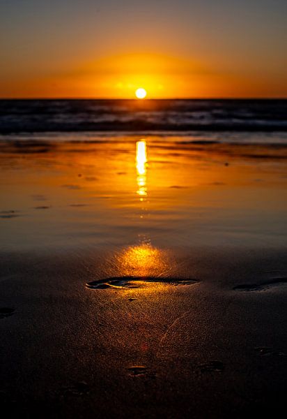 footsteps in the sand by Xenia Blair